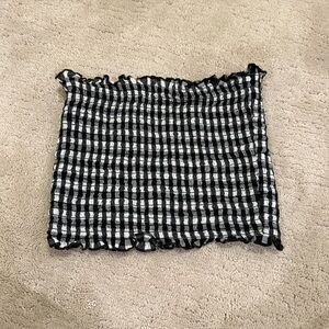 Brandy Melville Gingham Tube Top